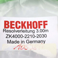 Beckhoff Resolverleitung ZK4000-2210-2030 3m OVP