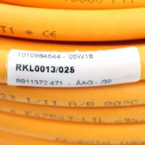 Rexroth Leistungskabel RKL0013/025 R911372471 NOV
