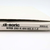 di-soric Kunststoff-Lichtleiter WRB 250 K-M4-M2.5-1.0 809034 B OVP