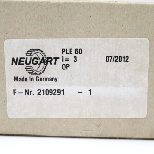 NEUGART Planetengetriebe PLE60 2109291-1-001 i=3 OVP