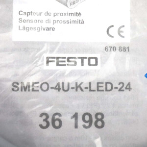 Festo Näherungsschalter SMEO-4U-K-LED-24 36198 OVP