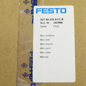Festo Mini-Schlitten SLT-16-125-A-CC-B 197900 OVP