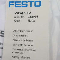 Festo Anschlagelement YSRWJ-5-8-A 192968 OVP