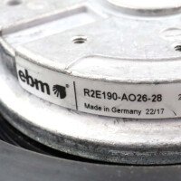 ebm-papst Radialventilator R2E190-AO26-28 230V NOV