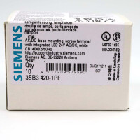 Siemens Lampenfassung 3SB3 420-1PE (10Stk.) OVP