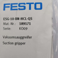 Festo Vakuumsauggreifer ESG-10-BN-HCL-QS 189171 OVP
