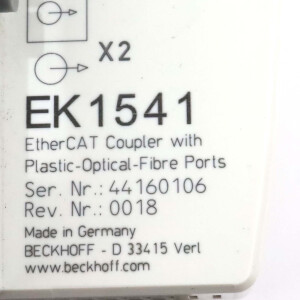 Beckhoff EtherCAT-Koppler EK1541 NOV