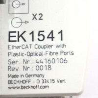 Beckhoff EtherCAT-Koppler EK1541 NOV