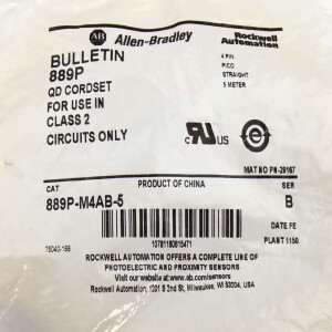 Allen Bradley Anschlusskabel Bulletin 889P-M4AB-5 OVP