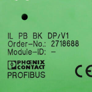 Phoenix Contact PROFIBUS-Buskoppler IL PB BK DP/V1 2718688 GEB