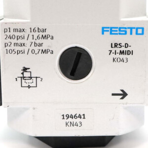 Festo Druckregelventil LRS-3/8-D-7-O-I-MIDI 194641 NOV