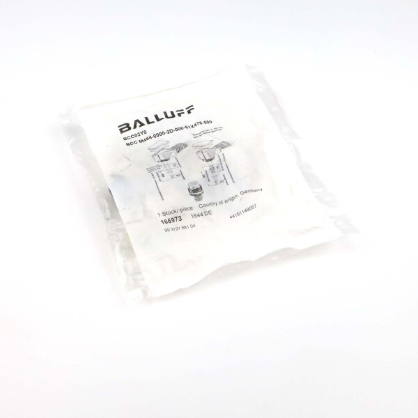 Balluff Steckverbinder BCC03Y0 BCC M484-0000-2D-000-51X475-000 OVP