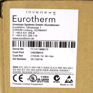 EUROTHERM Temperaturregler 3504 100-230VAC 2-Leiter RS485 EI-Bisynch OVP