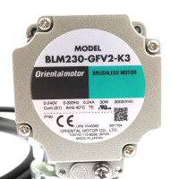 ORIENTAL MOTOR DC Motor BLM230-GFV2-K3 + GFV2G200 i: 200:1 NOV