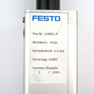 Festo Pneumatisches Linearmodul HMP-20-100-B-SL-2G4-AD-A4 537941 GEB