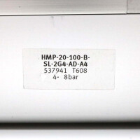 Festo Pneumatisches Linearmodul HMP-20-100-B-SL-2G4-AD-A4 537941 GEB