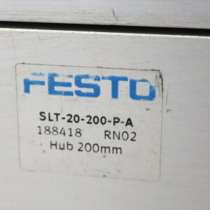 Festo Mini-Schlitten SLT-20-200-P-A 188418 GEB