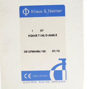 Kraus&Naimer Haupt-/NOT-AUS-Schalter KG64B.T106/D-A056.E OVP