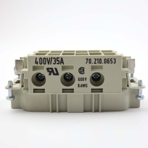 Wieland Steckereinsatz POW STS 6 6,0 40 AG 70.210.0653.0 (3Stk.) OVP