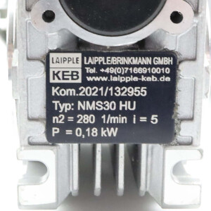 Laipple/KEB Getriebemotor 56L/4a-TB 0,18kW i=5 NOV