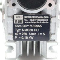 Laipple/KEB Getriebemotor 56L/4a-TB 0,18kW i=5 NOV