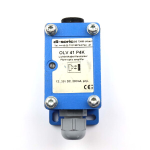 di-soric Glasfaser-Lichtleiter-Verstärker OLV 41 P4K GEB