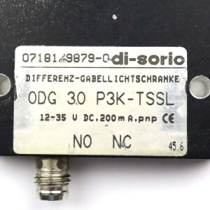 di-soric Gabellichtschranke ODG 30 P3K-TSSL 201167 GEB