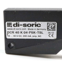 di-soric Induktiver Näherungsschalter DCR 40 K 04 PSK-TSL GEB