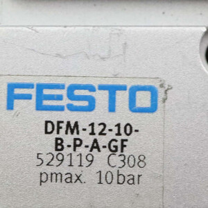 Festo Führungszylinder DFM-12-10-B-P-A-GF 529119 GEB