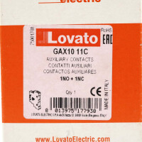 Lovato Trennschalter GAX1011C OVP