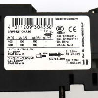 Siemens Leistungsschalter 3RV1421-0HA10 GEB