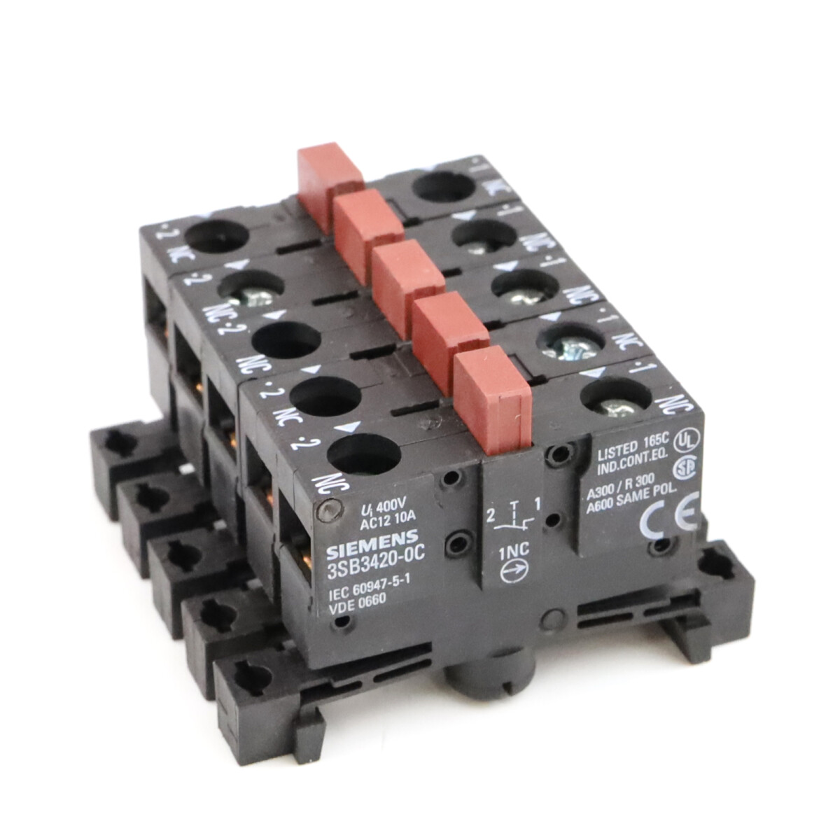 Siemens Schaltelement 3SB3420-0C (5Stk.) NOV