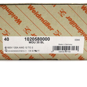 Weidmüller Durchgangsklemme WDU 35 BL 1020580000 (40Stk.) OVP