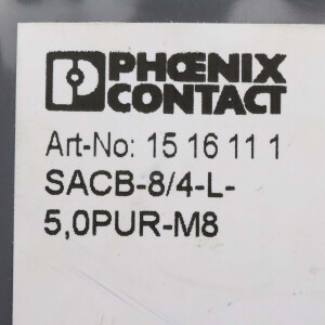 Phoenix Contact Sensor-/Aktor-Box SACB-8/4-L-5,0PUR-M8 1516111 NOV
