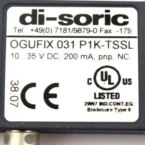 di-soric Gabellichtschranke OGUFIX 031 P1K-TSSL NOV