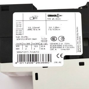 Siemens Leistungsschalter 3RV1011-1HA10 GEB