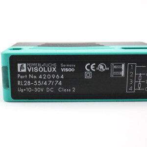Pepperl+Fuchs Visolux Reflexionslichtschranke RL28-55/47/74 420964 GEB