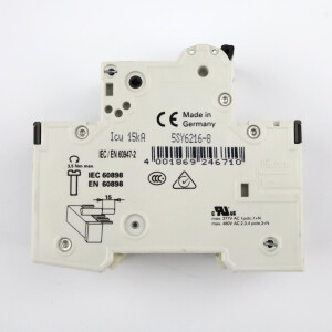 Siemens Leitungsschutzschalter 5SY6216-8 GEB