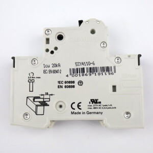 Siemens Leitungsschutzschalter 5SY4110-6 GEB