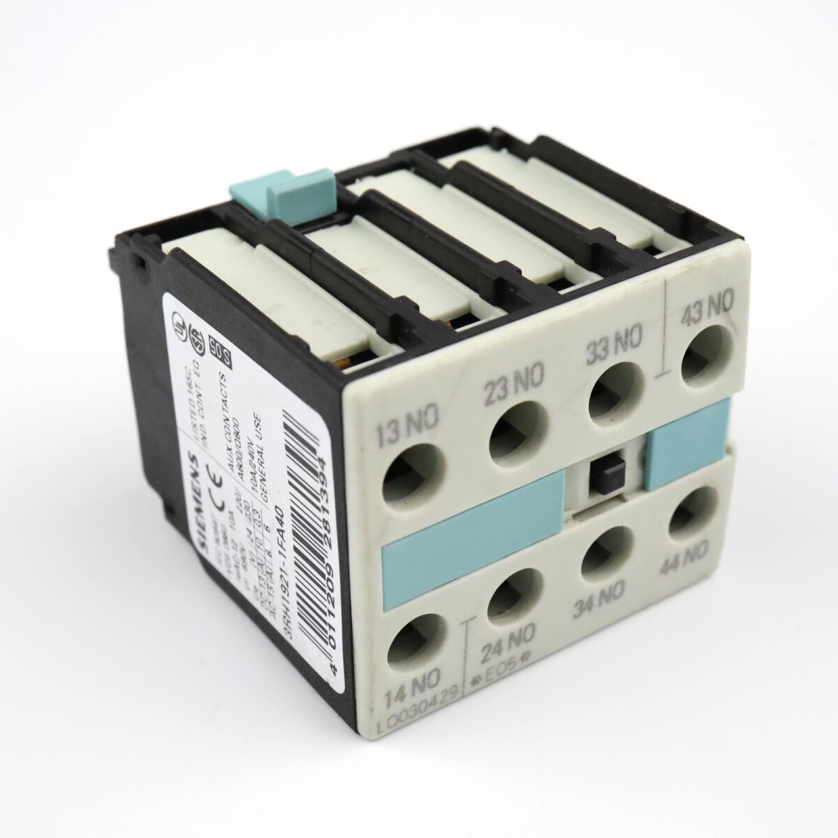 Siemens Aufsatzblock 3RH1921-1FA40 GEB