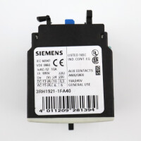 Siemens Aufsatzblock 3RH1921-1FA40 GEB