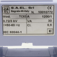 S.A.EL. Stromwandler TC63 GEB