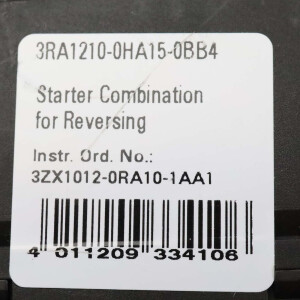 Siemens Starterkombination 3RA1210-0HA15-0BB4 GEB