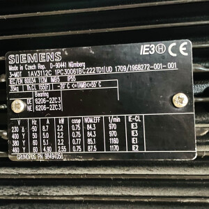 Grundfos Blockpumpe NB125-200/196-182 EUP X-F2-A-BAQE 152,3 m³/h 970min NOV