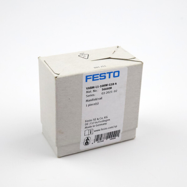Festo Anschlussleiste VABM-L1-10HW-G18-4 566608 OVP