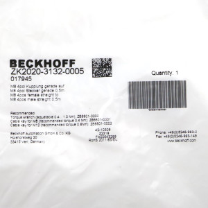 Beckhoff Powerleitung ZK2020-3132-0005 0,5m OVP