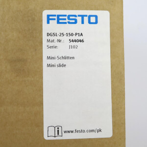 Festo Mini-Schlitten DGSL-25-150-P1A 544046 OVP