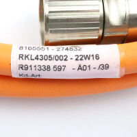 Bosch Rexroth Leistungskabelverlängerung RKL4305/002 R911338597 NOV