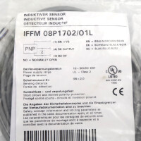 Baumer electric Induktiver Sensor IFFM 08P1702/O1L OVP