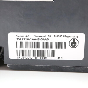 Siemens Leistungsschalter 3VL2710-1TE43-8CD1-Z NOV